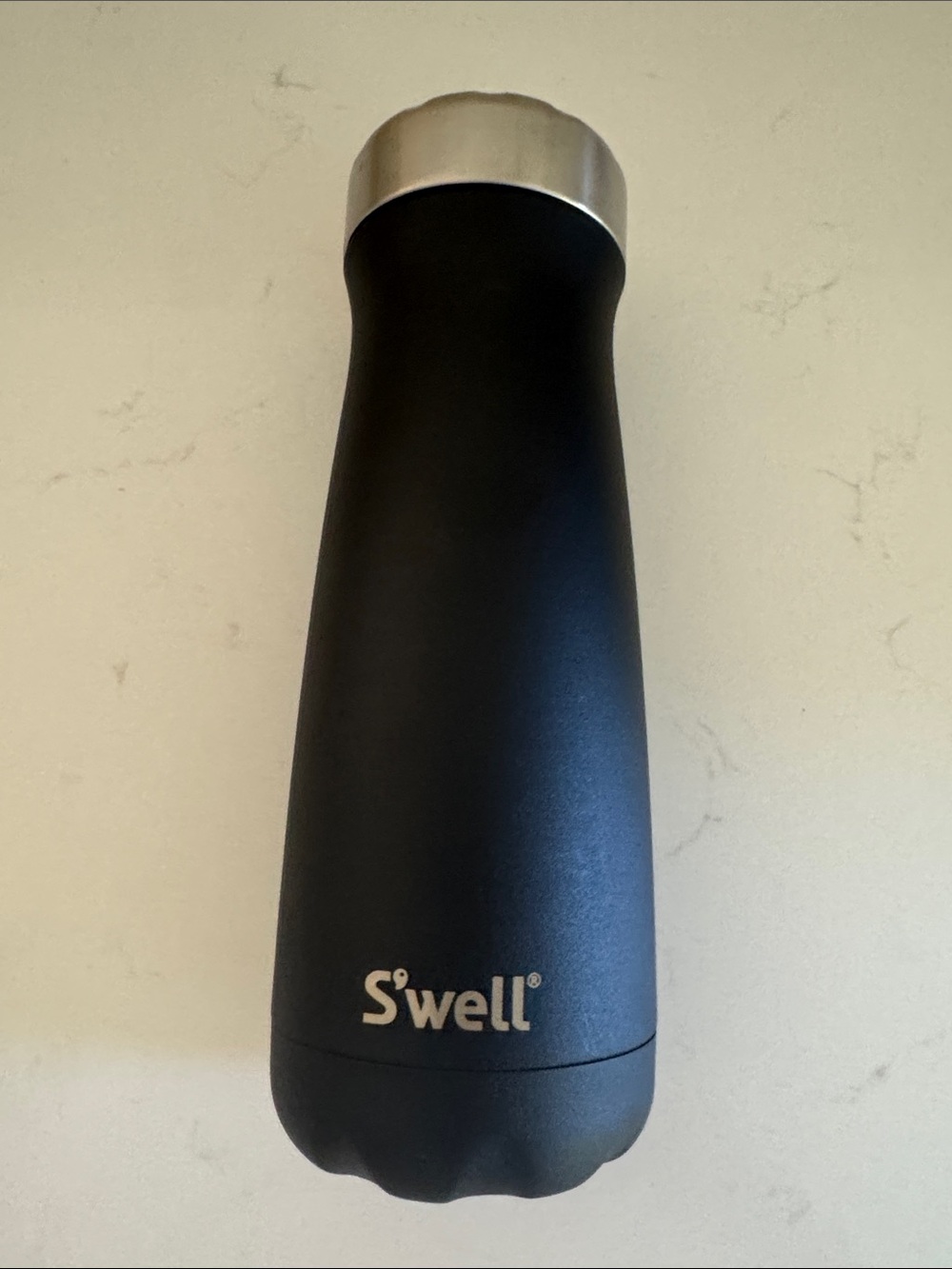 S'well Black Bottle with Silver Cap by Starbucks 2017 20 oz NWOT ✨